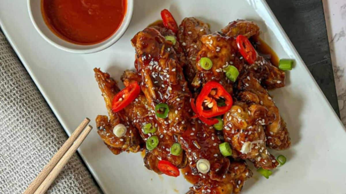 Korean Gochujang Chicken Wings