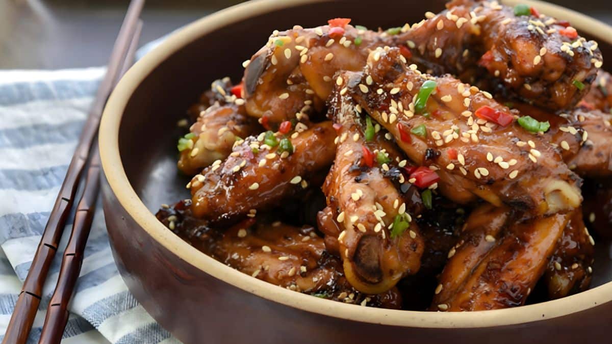 Furikake Teriyaki Chicken Wings