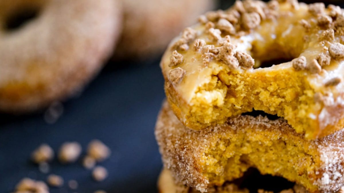 Baked Pumpkin Pie Spice Donuts