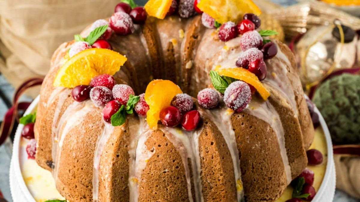 Cranberry Orange Bundt Cake