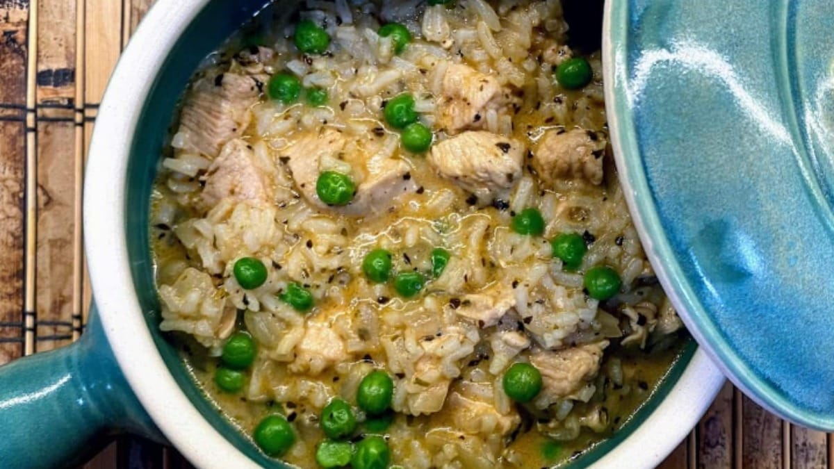 Creamy Chicken Pea Skillet