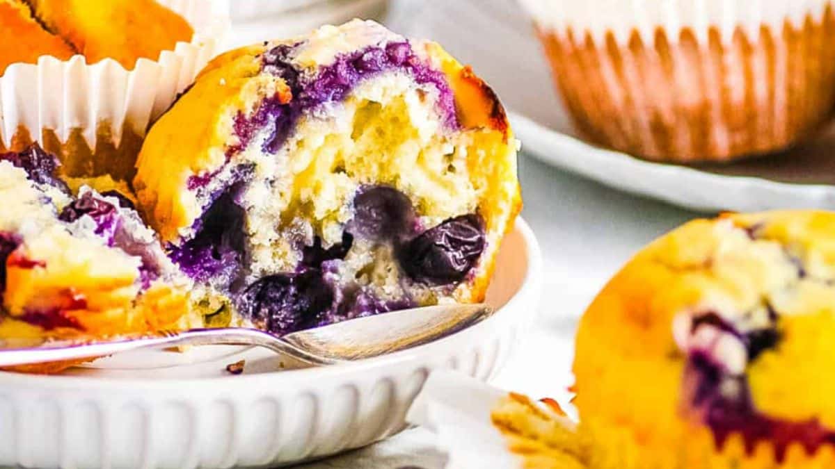 Dairy-Free Blueberry Muffins