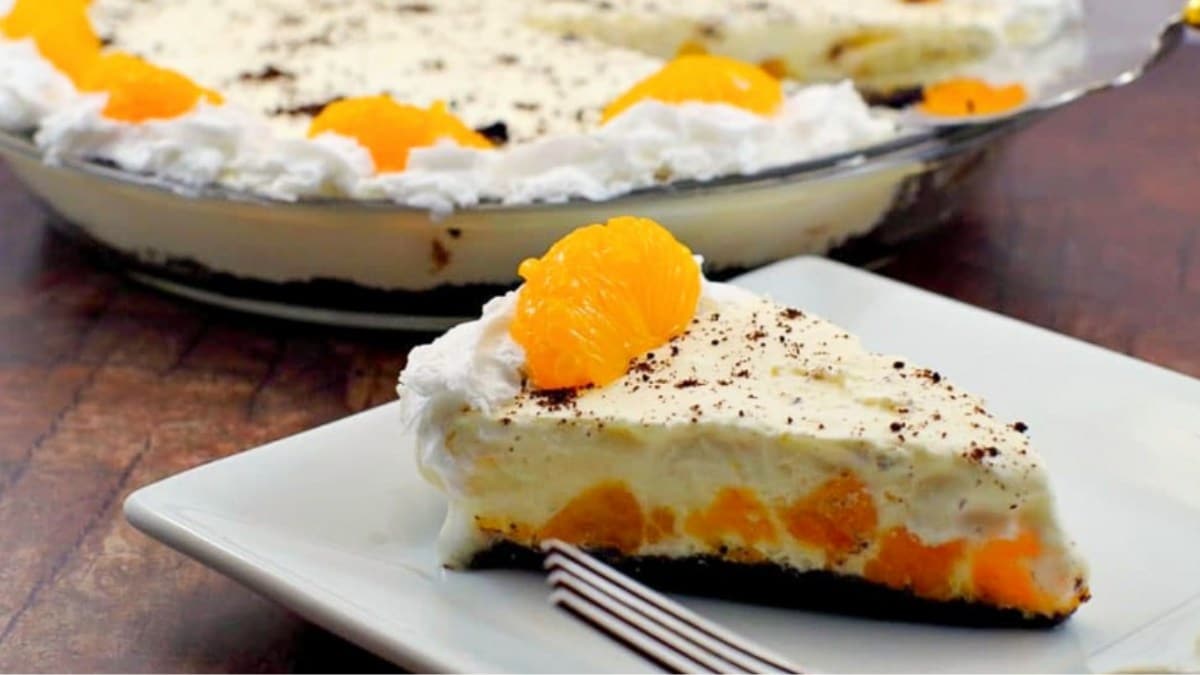 Dairy-Free Orange Creamsicle Pie
