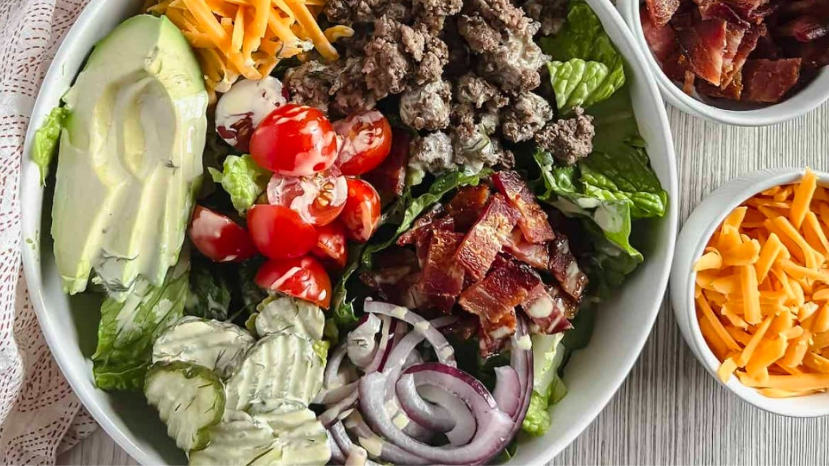 Loaded Burger Bowls