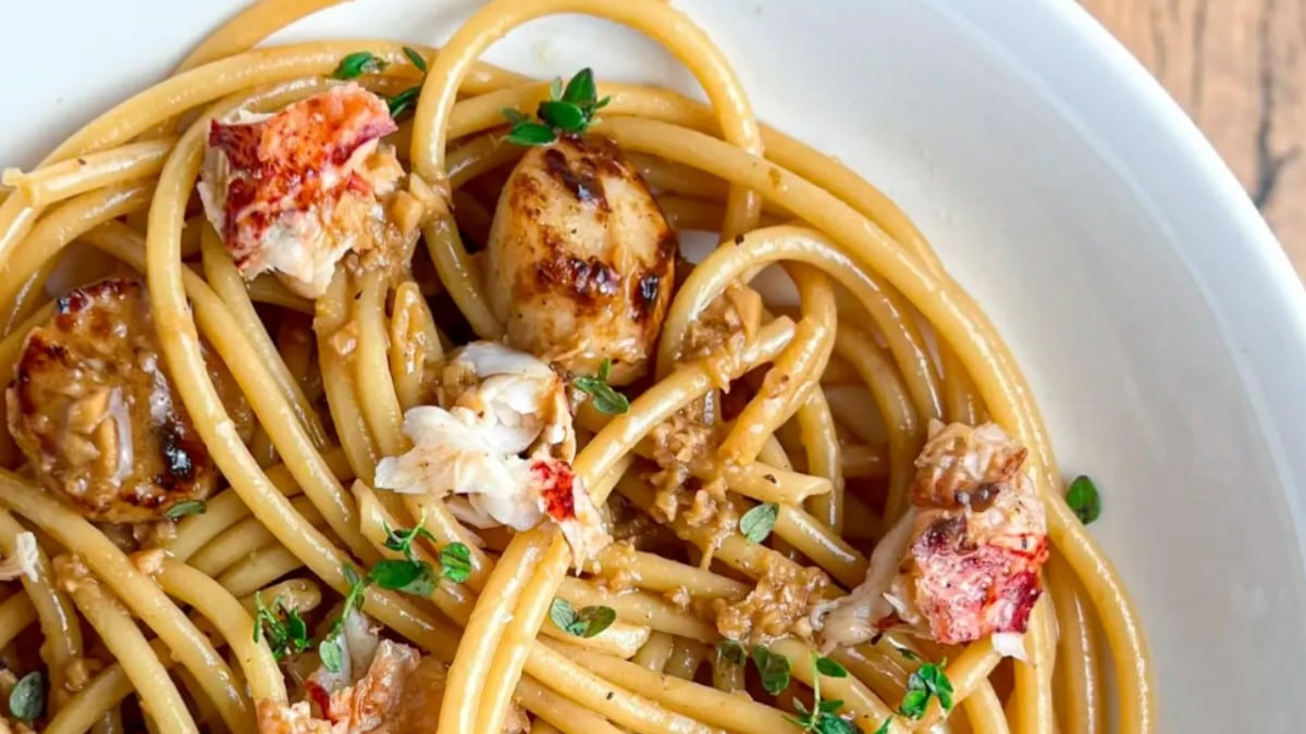 Lobster and Scallop Pasta