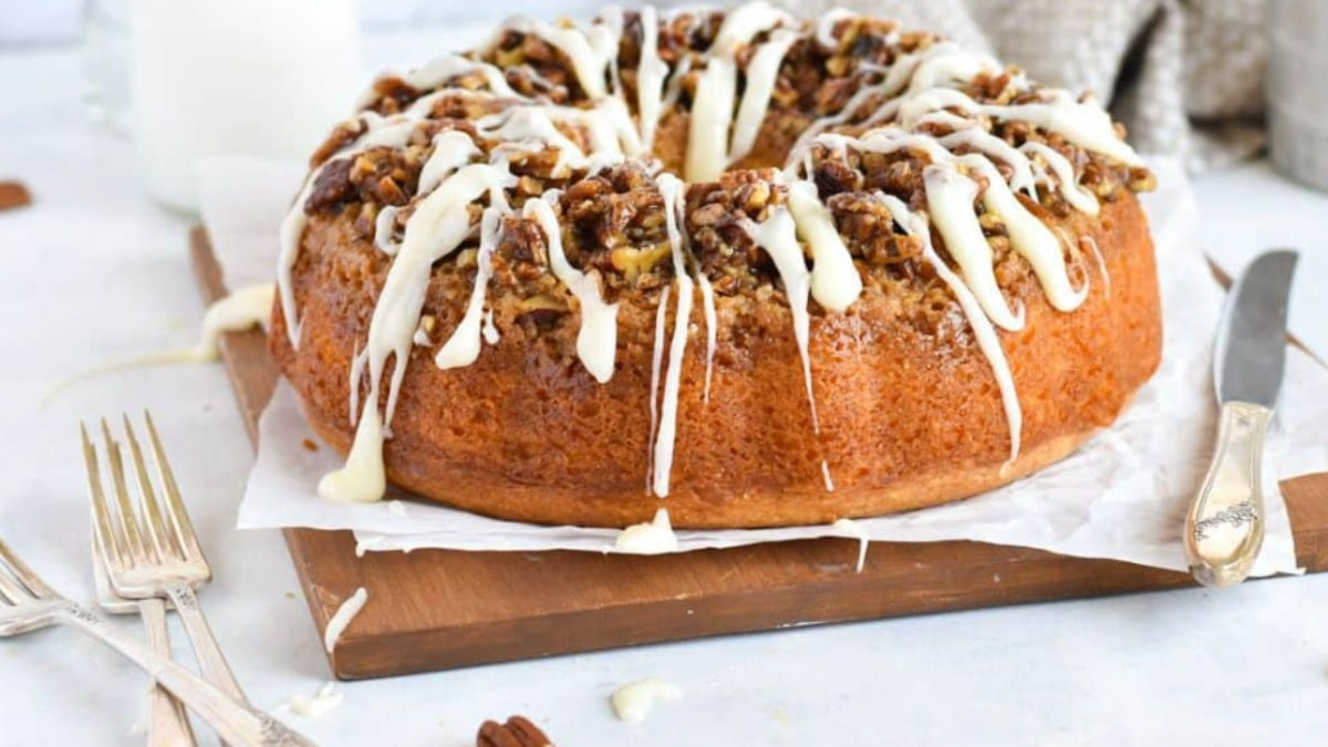 Pecan Upside Down Cake