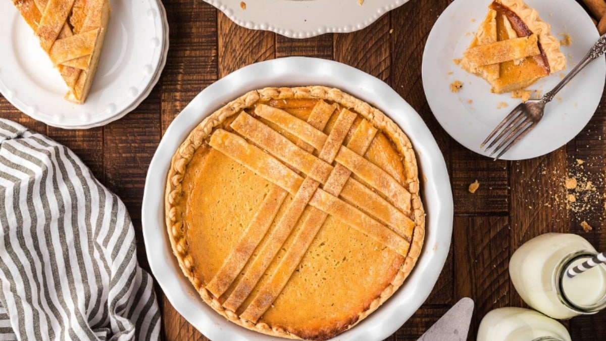 Sweet Italian Ricotta Pie