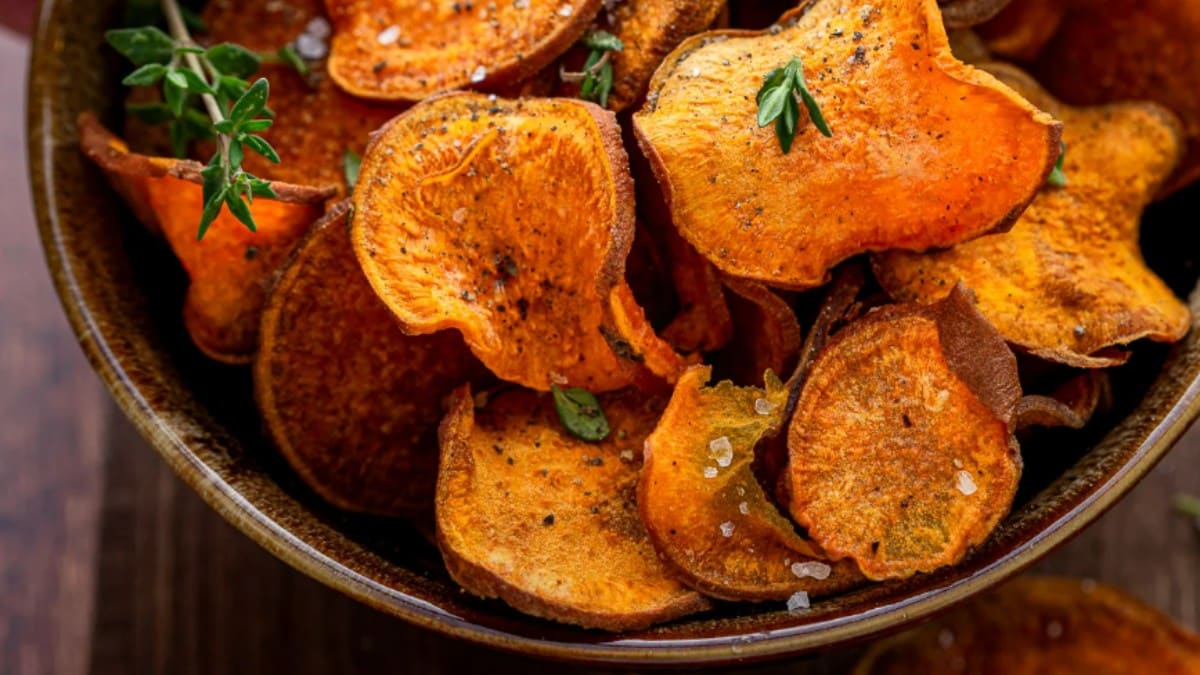Baked Sweet Potato Chips