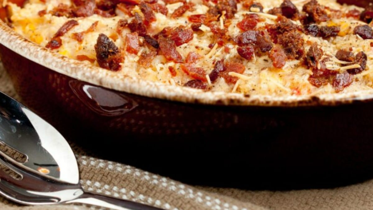 Cheesy Ham and Potato Casserole