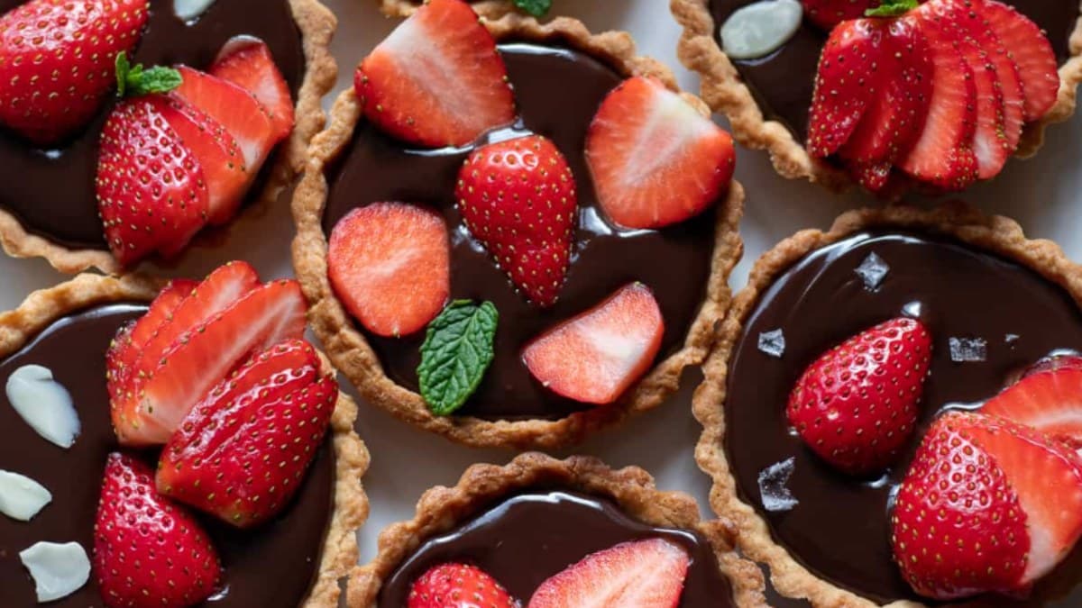 Chocolate Strawberry Tartlet