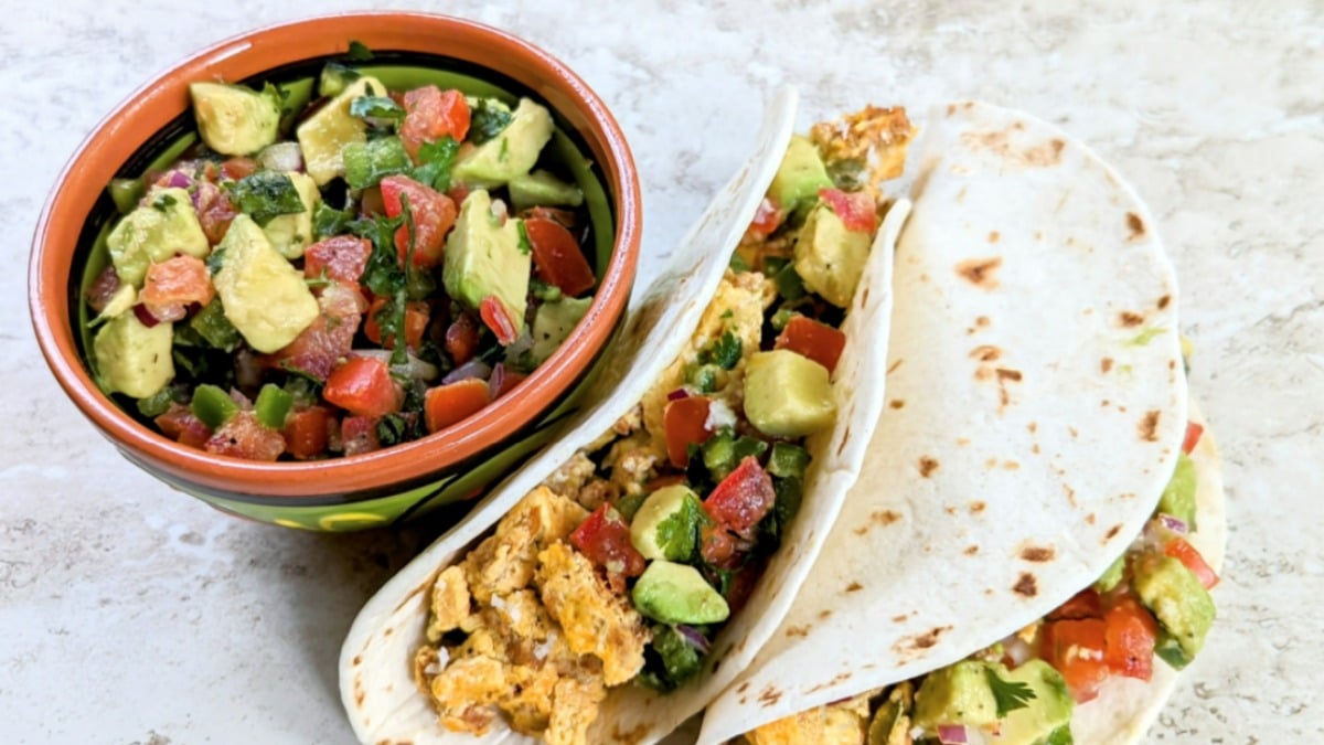 Chorizo Breakfast Tacos
