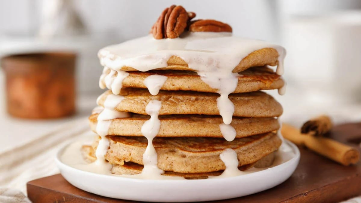 Cinnamon Brown Sugar Pancakes