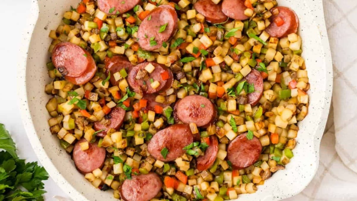 Smoked Sausage Hash
