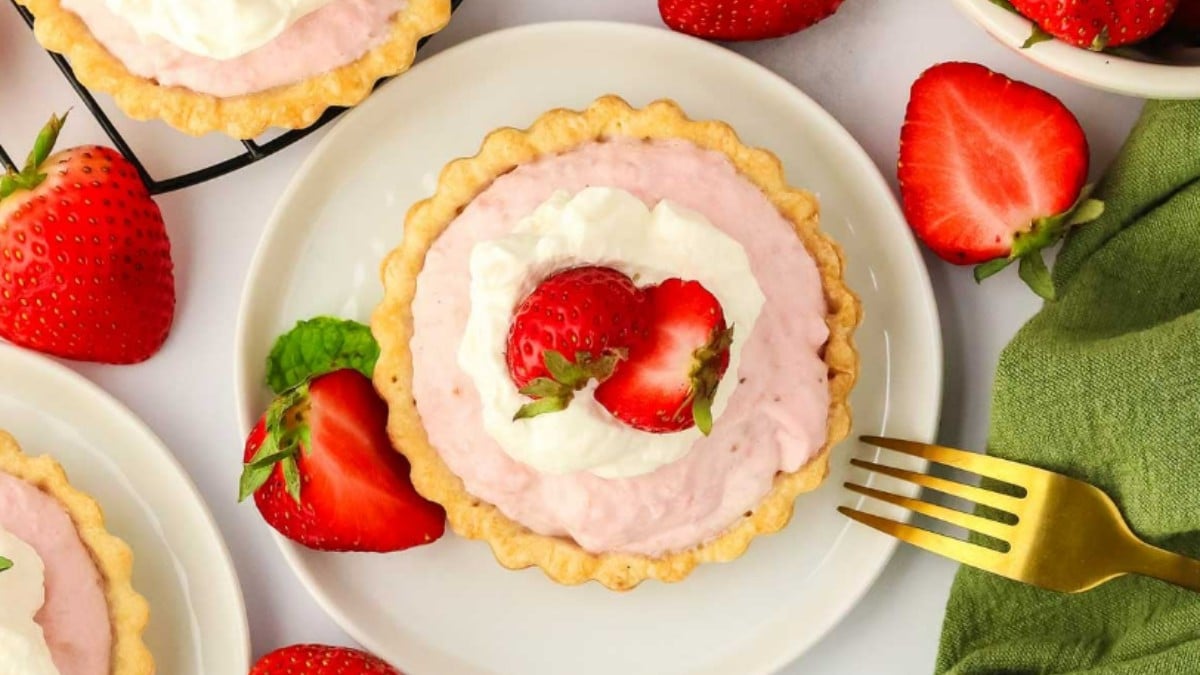 Strawberry Mousse Tartlets