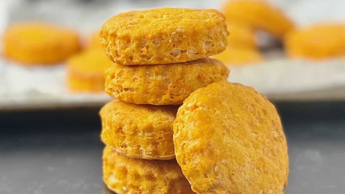 Sweet Potato Cheese Biscuits